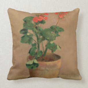 Pelargonien in einem Topf, c.1905 (Öl auf Kissen