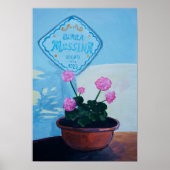 Pelargonium | Deutschland | Birra Messina | Sizili Poster (Vorne)