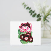 Pelargonium Postkarte (Stehend Vorderseite)