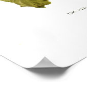 Pelargonium 'Seine Majestät' Poster (Ecke)