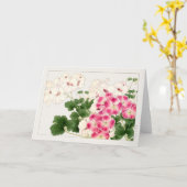 Pelargonium von Tanigami Konan Karte (Gelbe Blume)