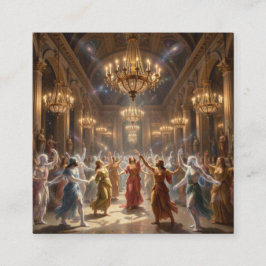 Pelasgian Dance Magic World 0 Fa023 Quadratische Visitenkarte