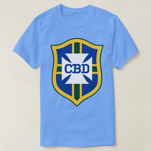 Pele Brasil 1970 CBD Jersey FrontBack Print T-Shirt (Design vorne)