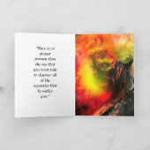 PELE DIE Feuergotteskarte Karte (Innenseite)