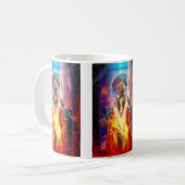 PELE-Feuer Göttin Kaffeetasse (Vorderseite Links)