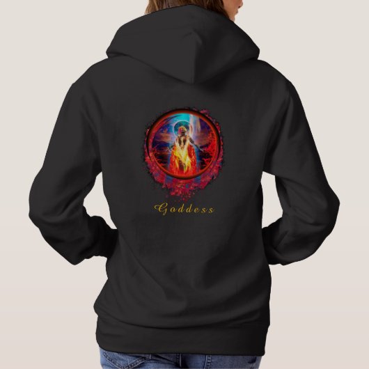 PELE Feuergöttin Hoodie (Rückseite)