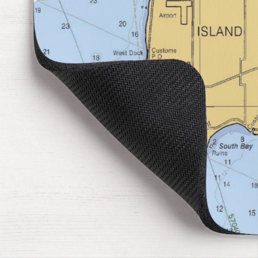 Pelee Insel, Ontarioseediagramm Mousepad (Ecke)