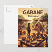 Pelegano Töpferei Botswana Postkarte (Vorne/Hinten)