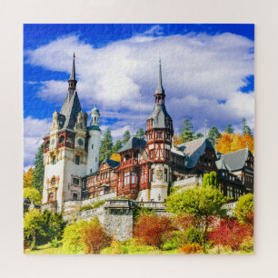 Peles Castle in Carpathian Mountains, Romania Puzzle