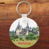 Peles Castle in Sinaia, Romania Schlüsselanhänger (Vorderseite)