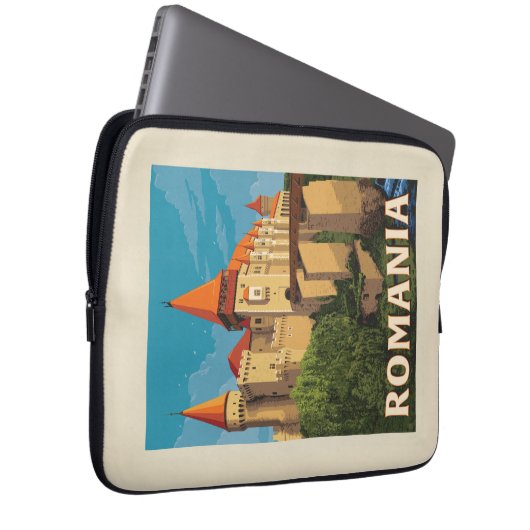 Peles Castle Rumänien Laptopschutzhülle (Vorne Rechts)