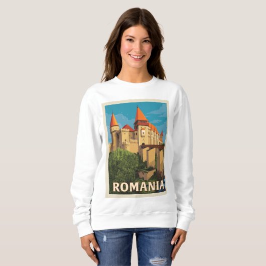 Peles Castle Rumänien Sweatshirt (Vorne ganz)