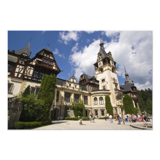 Peles Castle, Sinaia, Rumänien, 2 Fotodruck (Vorne)
