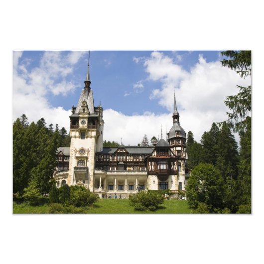 Peles Castle, Sinaia, Rumänien, Fotodruck (Vorne)