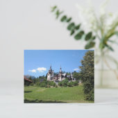 Peles Castle, Sinaia, Rumänien Postkarte (Stehend Vorderseite)