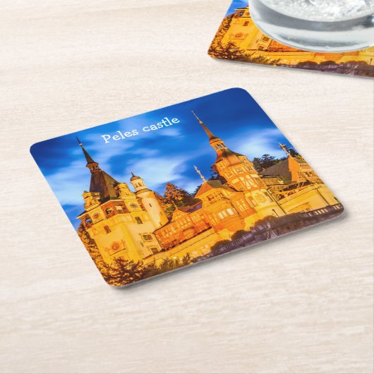 Peles für benutzerdefinierte Square-Untersetzer Rechteckiger Pappuntersetzer (angewinkelt)