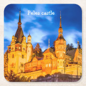 Peles für benutzerdefinierte Square-Untersetzer Rechteckiger Pappuntersetzer (Vorderseite)