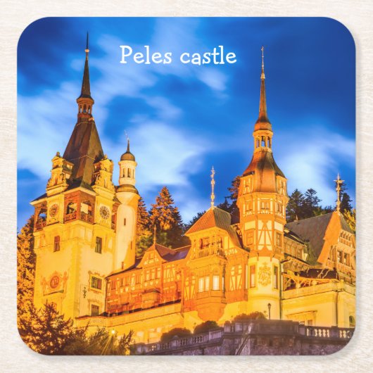 Peles für benutzerdefinierte Square-Untersetzer Rechteckiger Pappuntersetzer (Vorderseite)