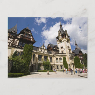 Peles Schloss des 18. Jahrhunderts, Sinaia, Postkarte