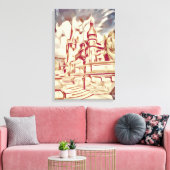 Peles Schloss Leinwanddruck (Insitu (Wohnzimmer))