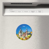 Peles Schloss Sinaia Magnet (In Situ (Geschirrspüler))