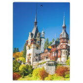 Peles Schloss von Sinaia Klemmbrett (Rückseite)