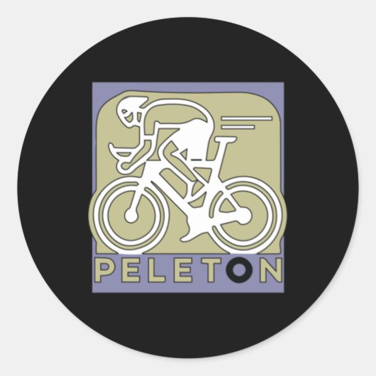 Peleton-Aufkleber Runder Aufkleber (Vorderseite)