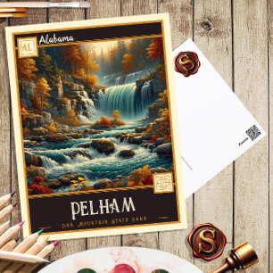 Pelham, Alabama Antike Postkarte