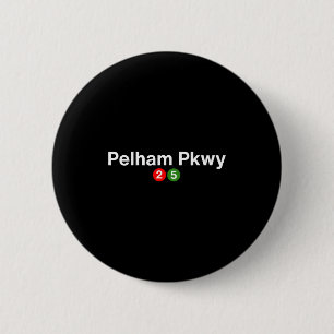 Pelham Parkway New York U-Bahn-Station Stopp Bronx Button