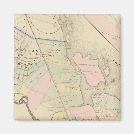 Pelham, Pelham Manor, New York Magnet (Vorne)