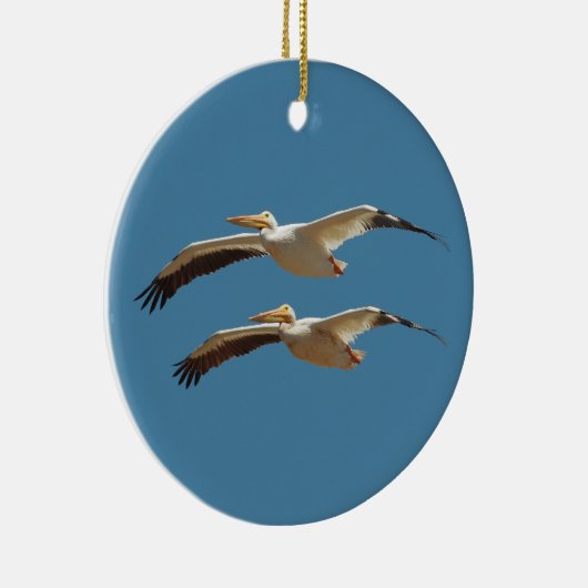 Pelican 2 keramik ornament (Rechts)