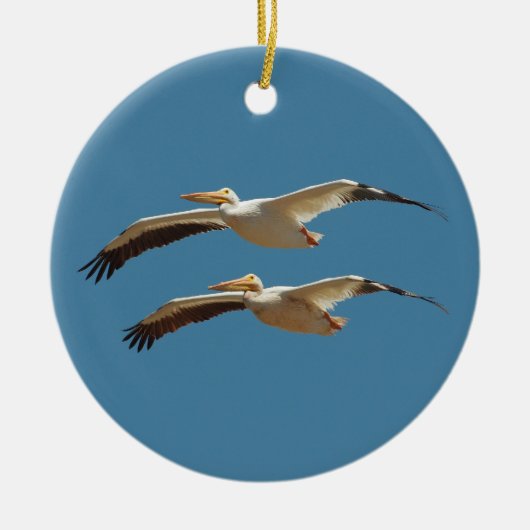 Pelican 2 keramik ornament (Vorne)
