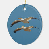 Pelican 2 keramik ornament (Links)