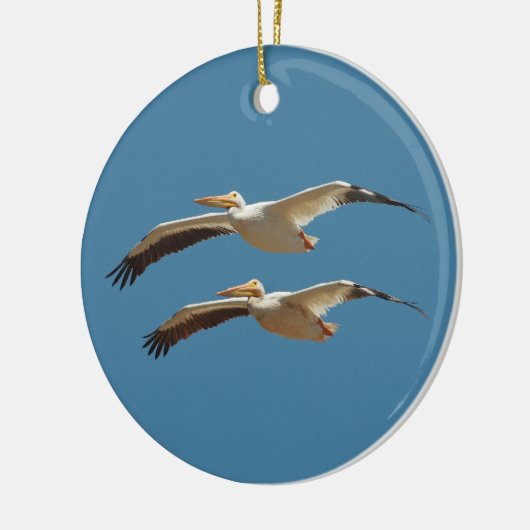 Pelican 2 keramik ornament (Links)