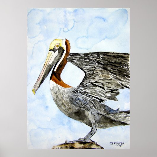 pelican_4_bird_painting poster (Vorne)
