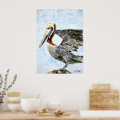 pelican_4_bird_painting poster (Küche)