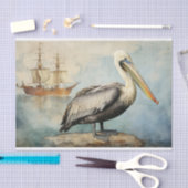 Pelican 4 Decoupage Paper Seidenpapier (Handwerk)