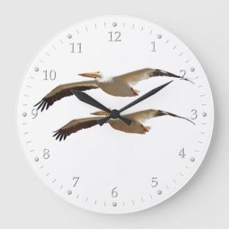 Pelican 4 große wanduhr