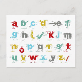 Pelican Alphabet Postkarte