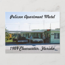 Pelican Apartment Motel Florida Postcard Postkarte