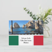 Pelican Arch, Cabo San Lucas Einladung (Stehend Vorderseite)