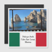 Pelican Arch, Cabo San Lucas Magnet (Vorne/Hinten)
