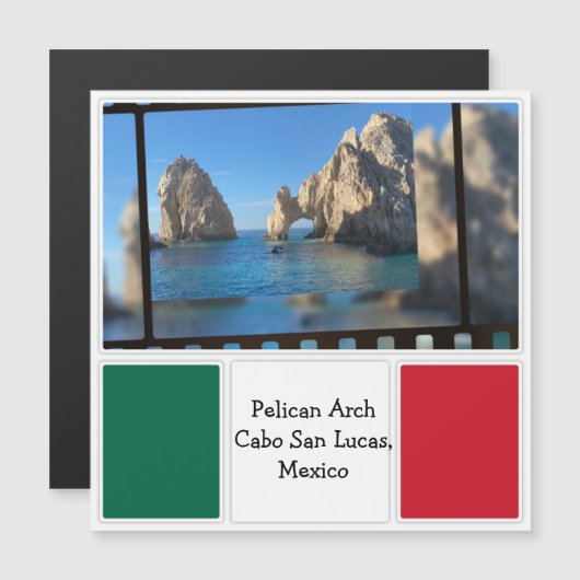 Pelican Arch, Cabo San Lucas Magnet (Vorne/Hinten)