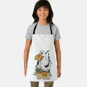 Pelican as Fisher mit Angelstab & Fisch Schürze (Insitu)