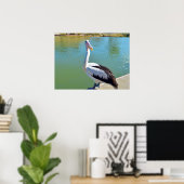 Pelican Back Chat, Wall Poster (Heimbüro)