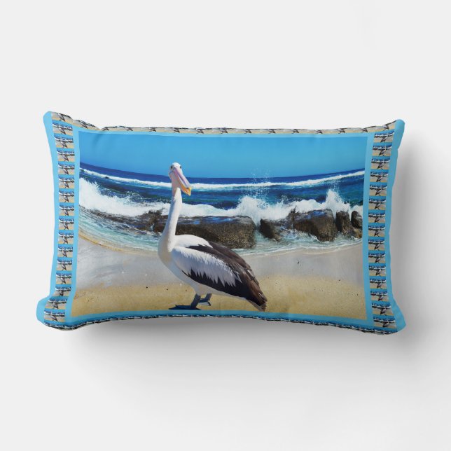 Pelican Beach Splash, Lendenkissen (Vorderseite)