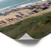 Pelican Bird Gang über OBX Beach Poster (Ecke)