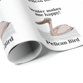 Pelican Bird Geschenkpapier (Rolleneckpunkt)