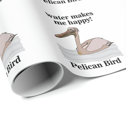 Pelican Bird Geschenkpapier (Rolleneckpunkt)