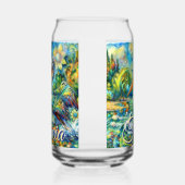 Pelican Bird in Wonderland Personalisiert Dosenglas (Rechts)